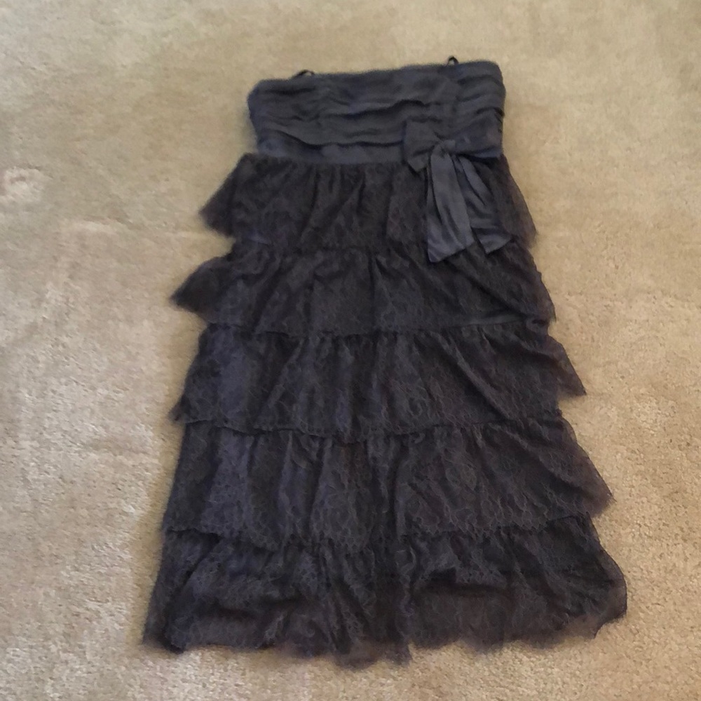Size 4 Strapless Laundry Dress Lace Light Purple